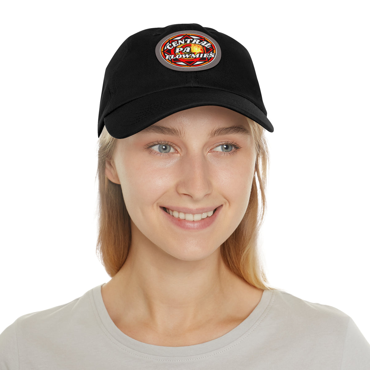 Dad Hat with Leather Patch (Round) CPA LOGO