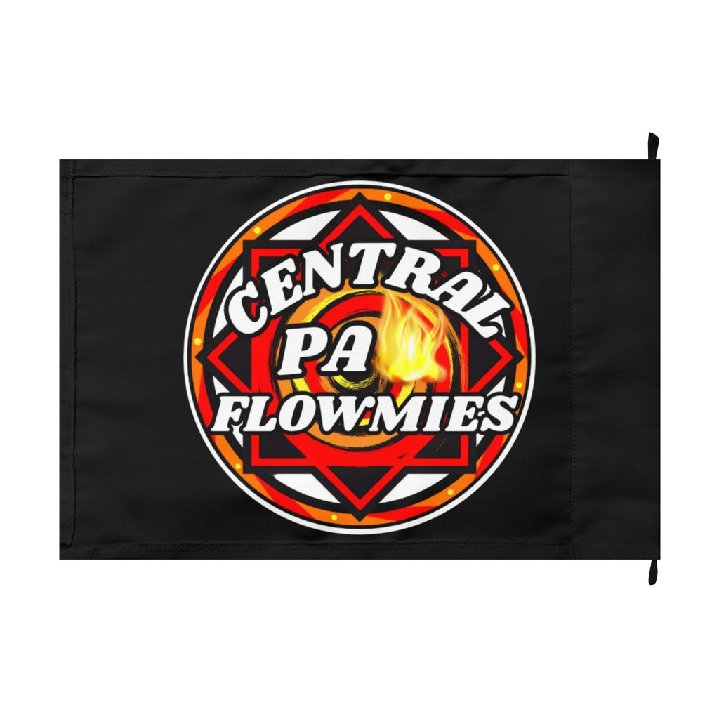 Double-Sided Flag — Central PA Flowmies Firefighter Logo Banner