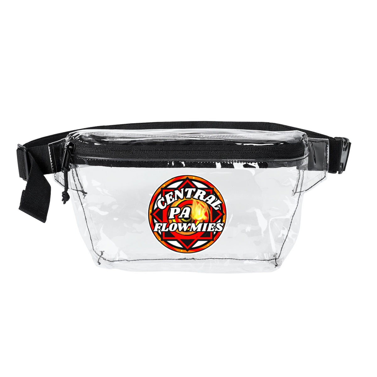 Central PA Flowmies Clear Fanny Pack — Stadium-Approved Transparent Waist Bag