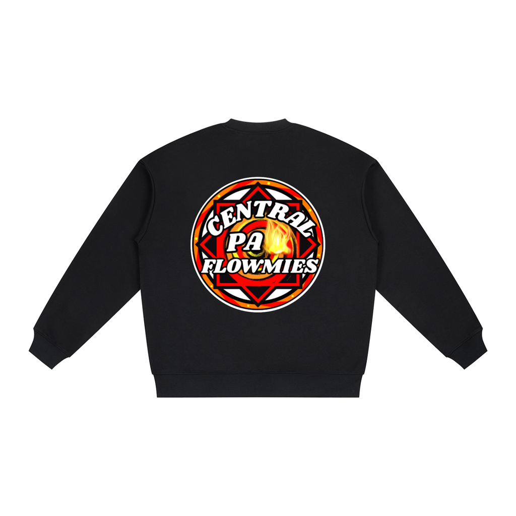 Oversized Drop Shoulder Crewneck Sweatshirt CPA LOGO