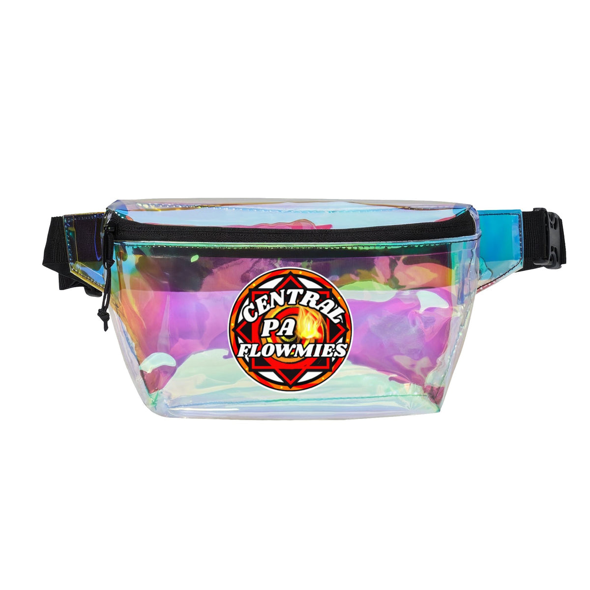 Central PA Flowmies Clear Fanny Pack — Stadium-Approved Transparent Waist Bag