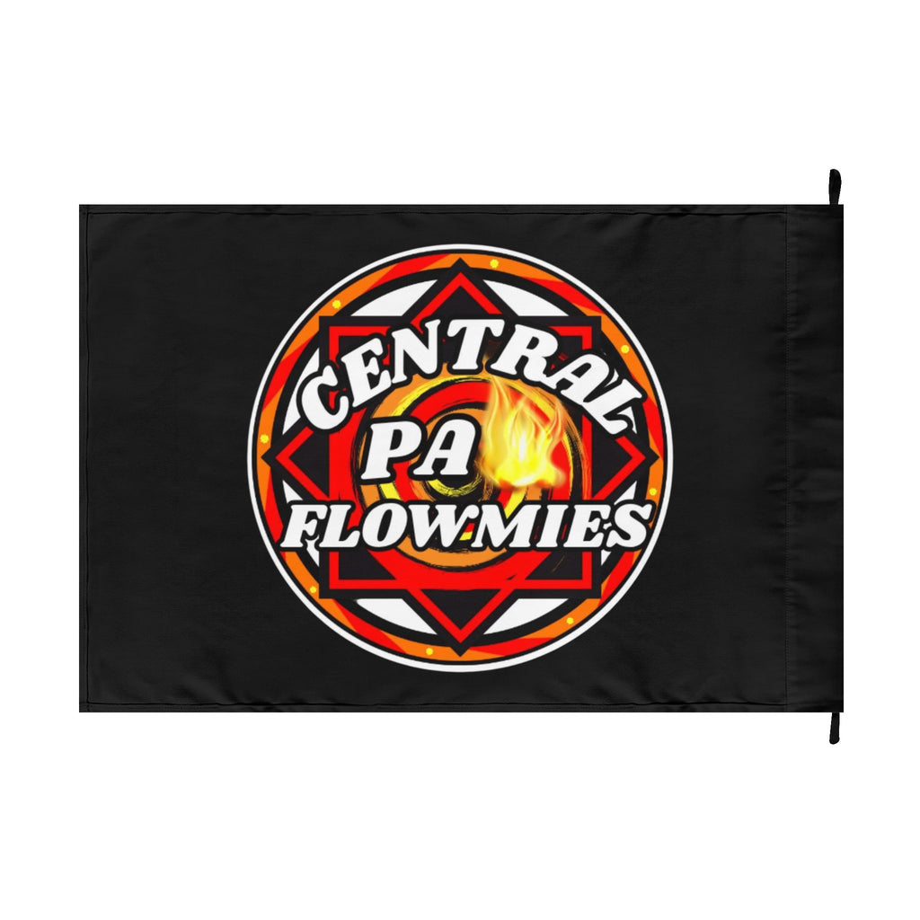 Double-Sided Flag — Central PA Flowmies Firefighter Logo Banner