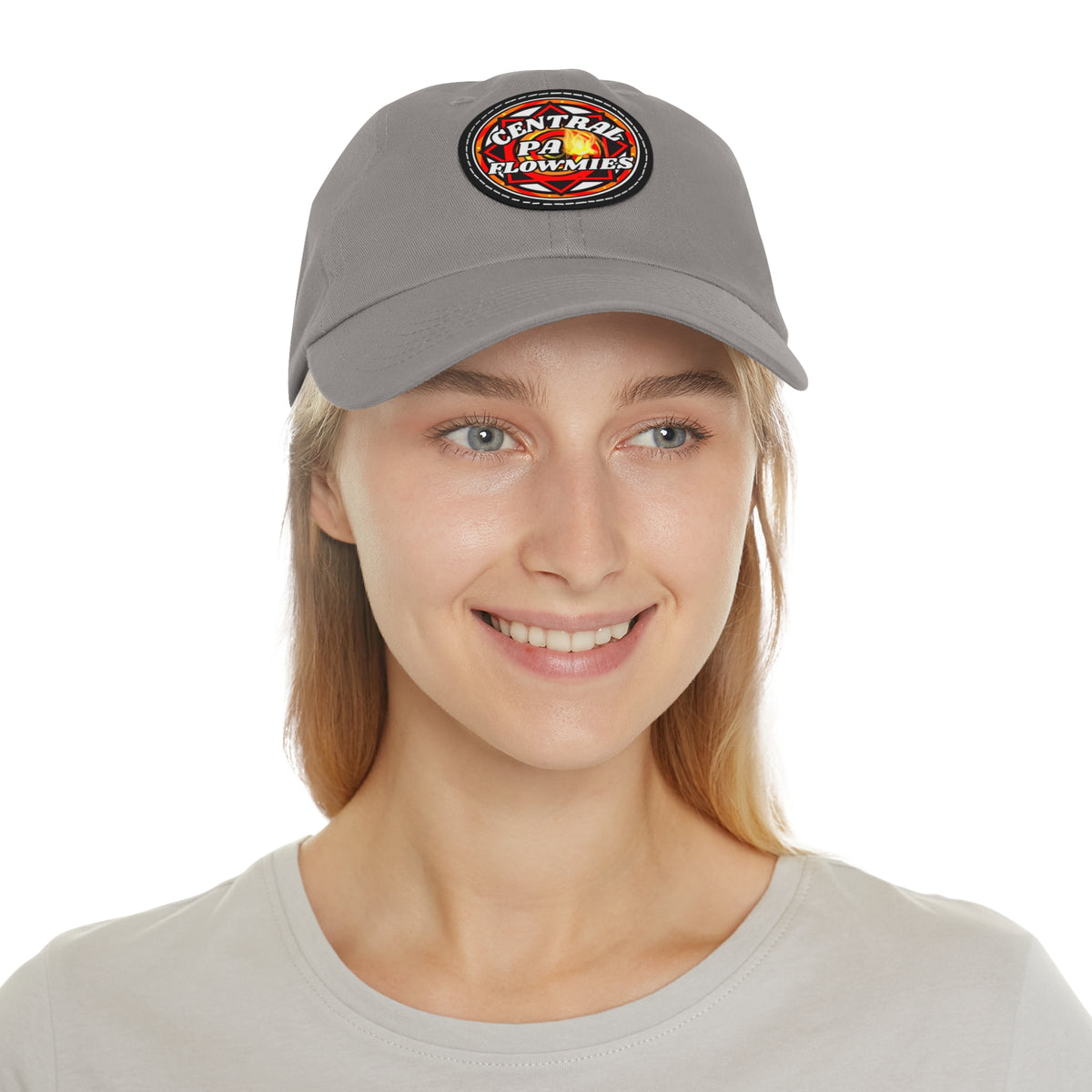 Dad Hat with Leather Patch (Round) CPA LOGO