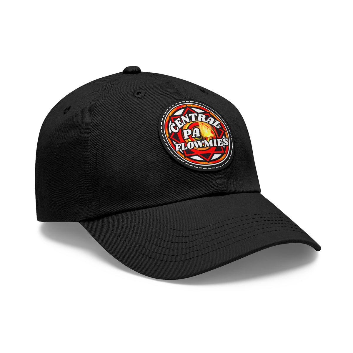 Dad Hat with Leather Patch (Round) CPA LOGO