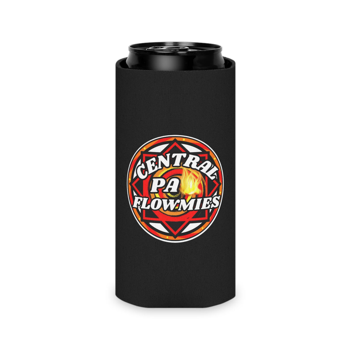 Can Cooler — Central PA Flowmies  Logo Koozie