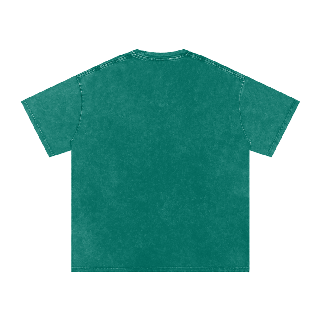 Snow Washed Oversized Cotton T-Shirt FLOWMIE DEFINITION