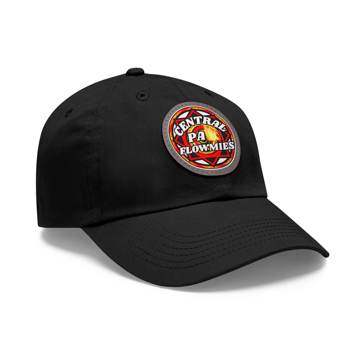 Dad Hat with Leather Patch (Round) CPA LOGO