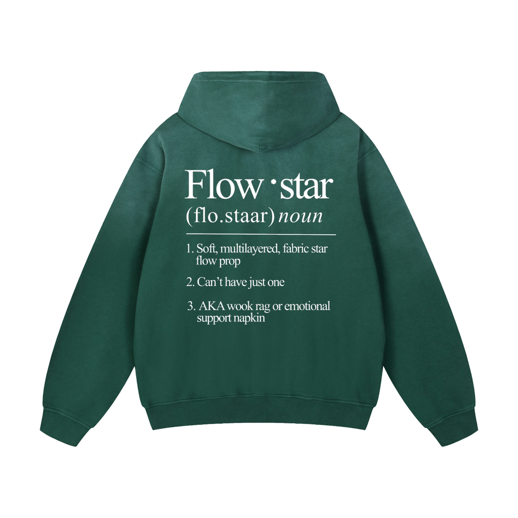 Heavyweight Sunfade Oversized Hoodie FLOWSTAR DEFINITION