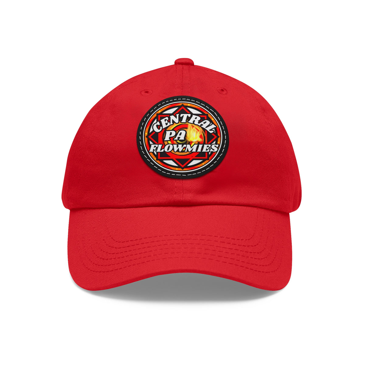 Dad Hat with Leather Patch (Round) CPA LOGO