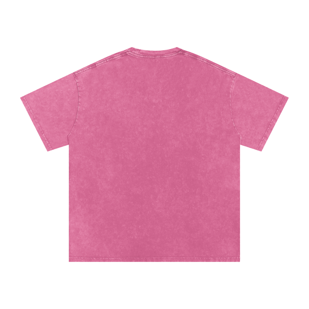 Snow Washed Oversized Cotton T-Shirt FLOWMIE DEFINITION