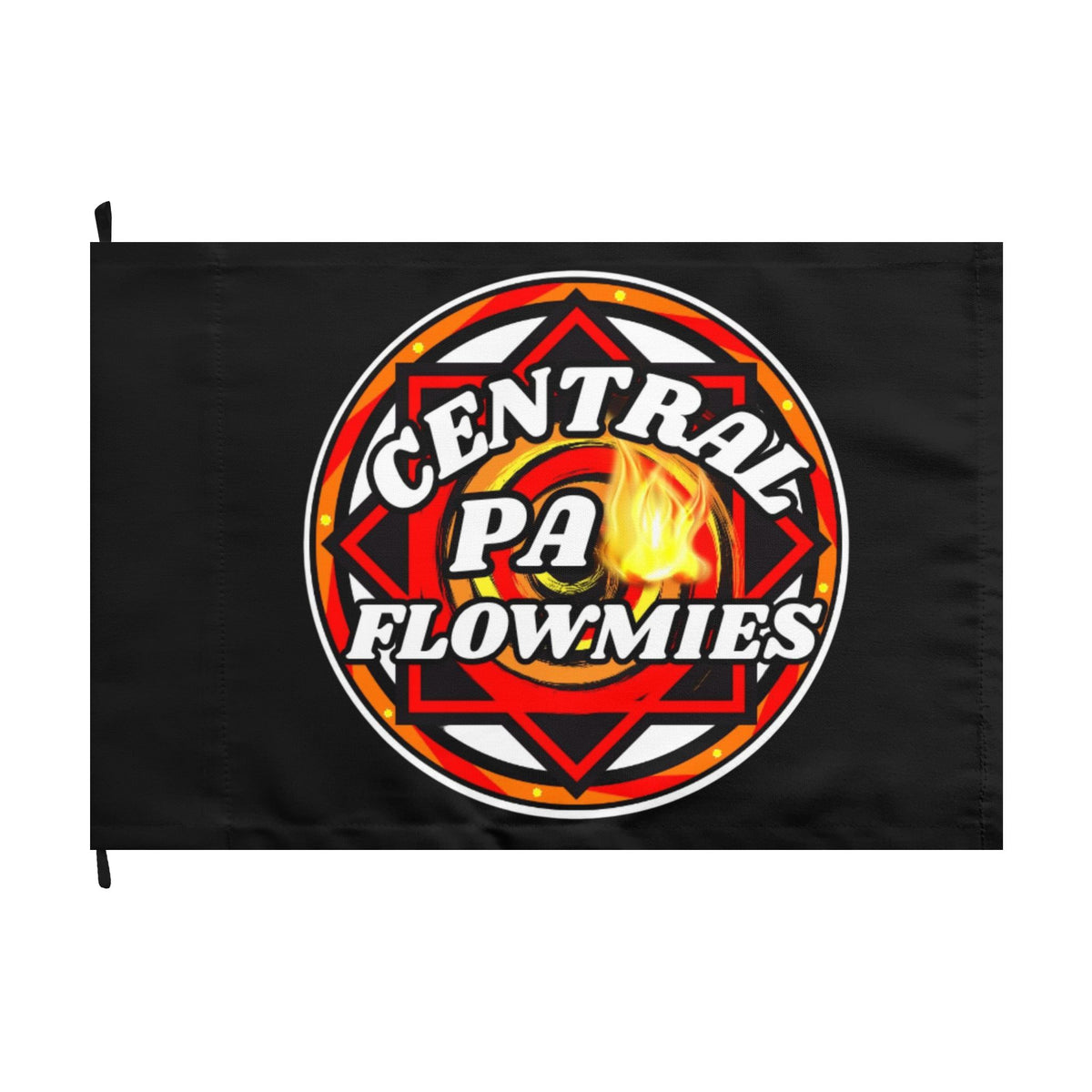 Double-Sided Flag — Central PA Flowmies Firefighter Logo Banner
