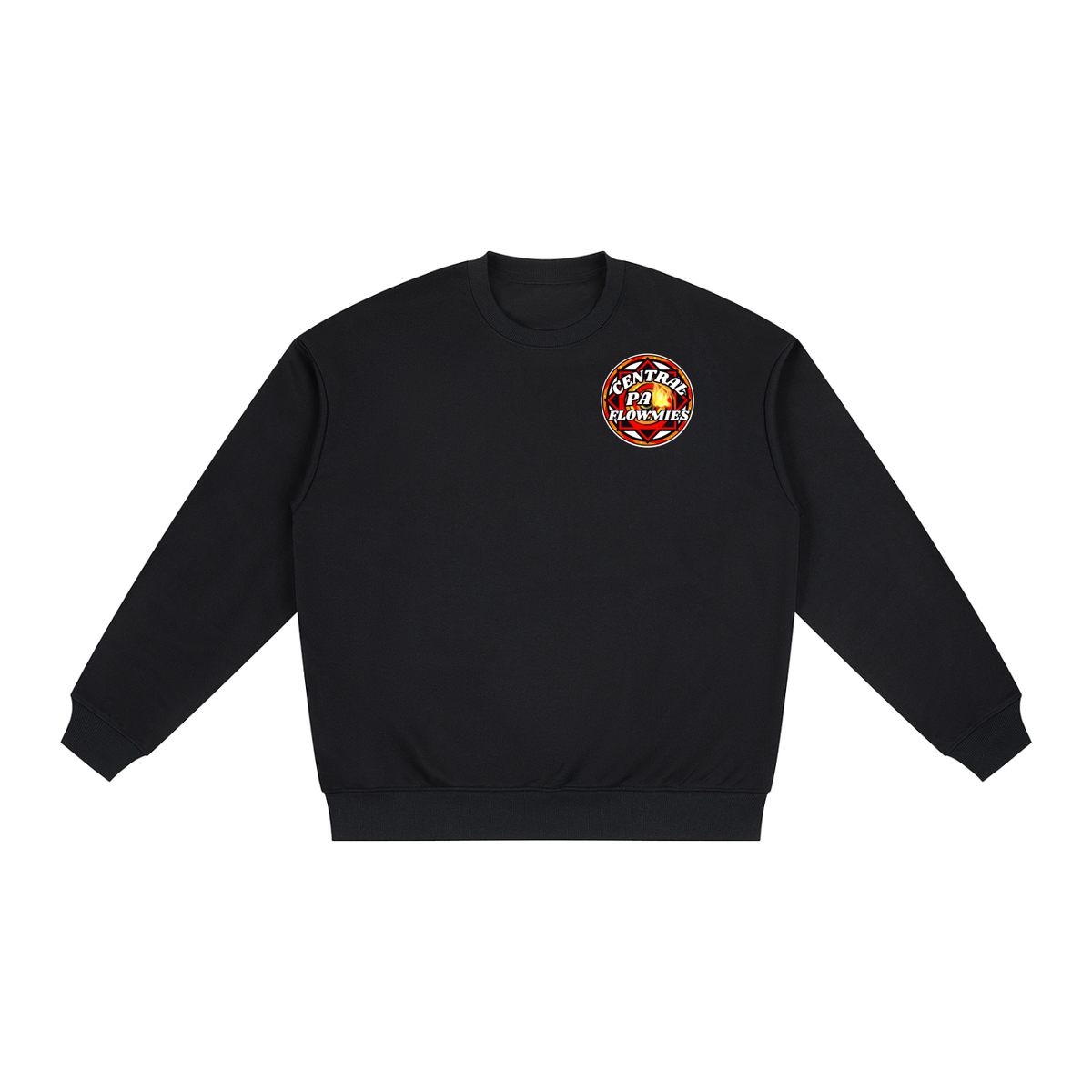 Oversized Drop Shoulder Crewneck Sweatshirt CPA LOGO