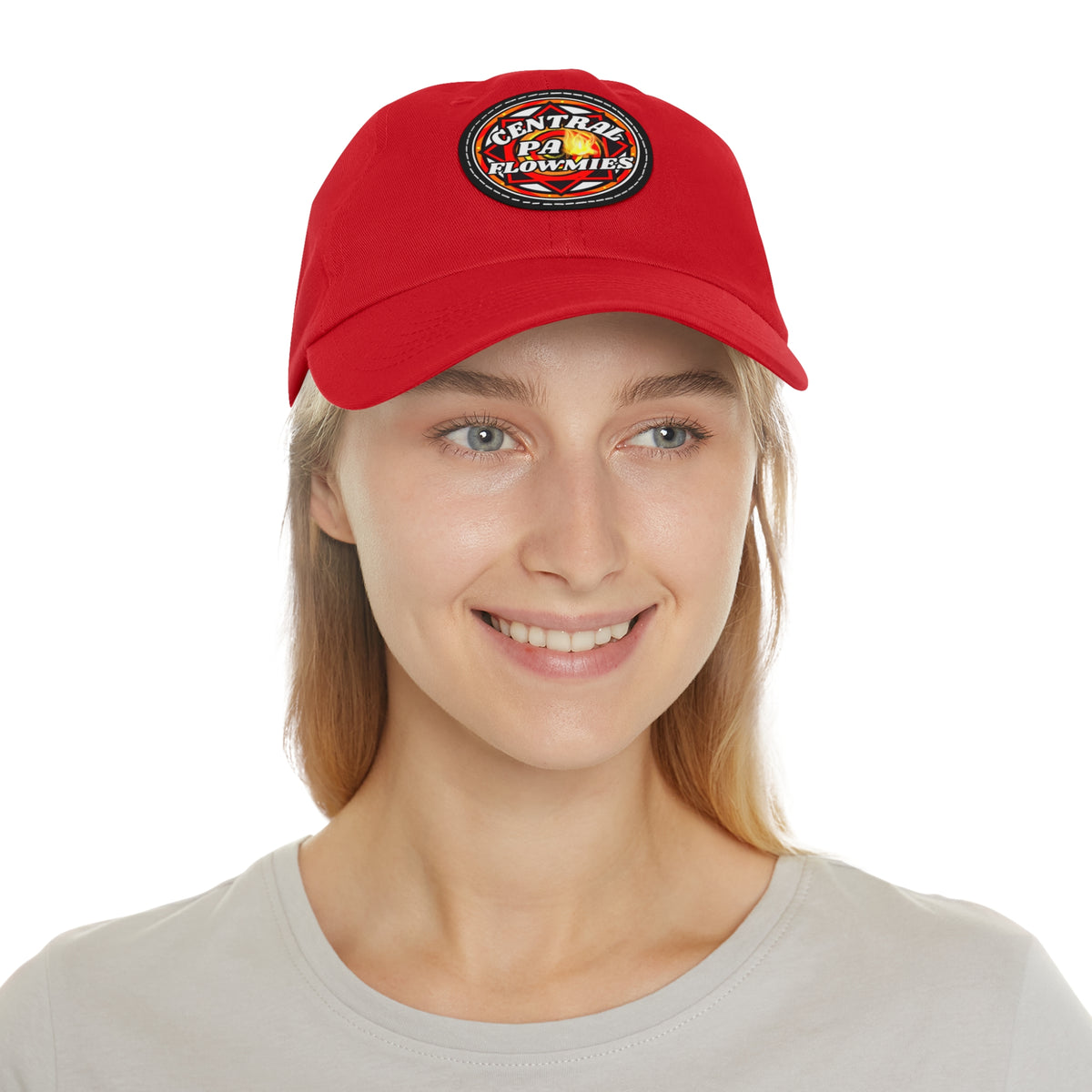 Dad Hat with Leather Patch (Round) CPA LOGO