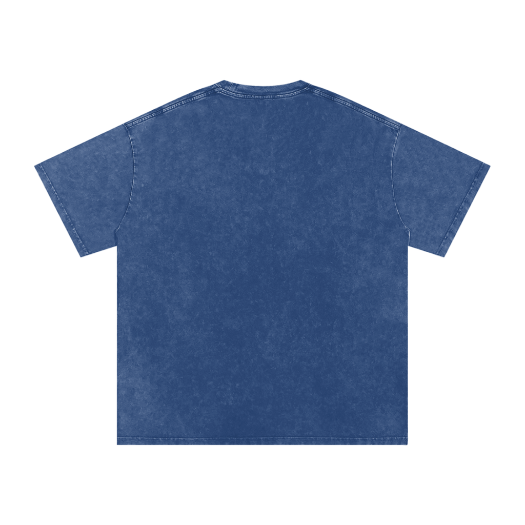 Snow Washed Oversized Cotton T-Shirt FLOWMIE DEFINITION