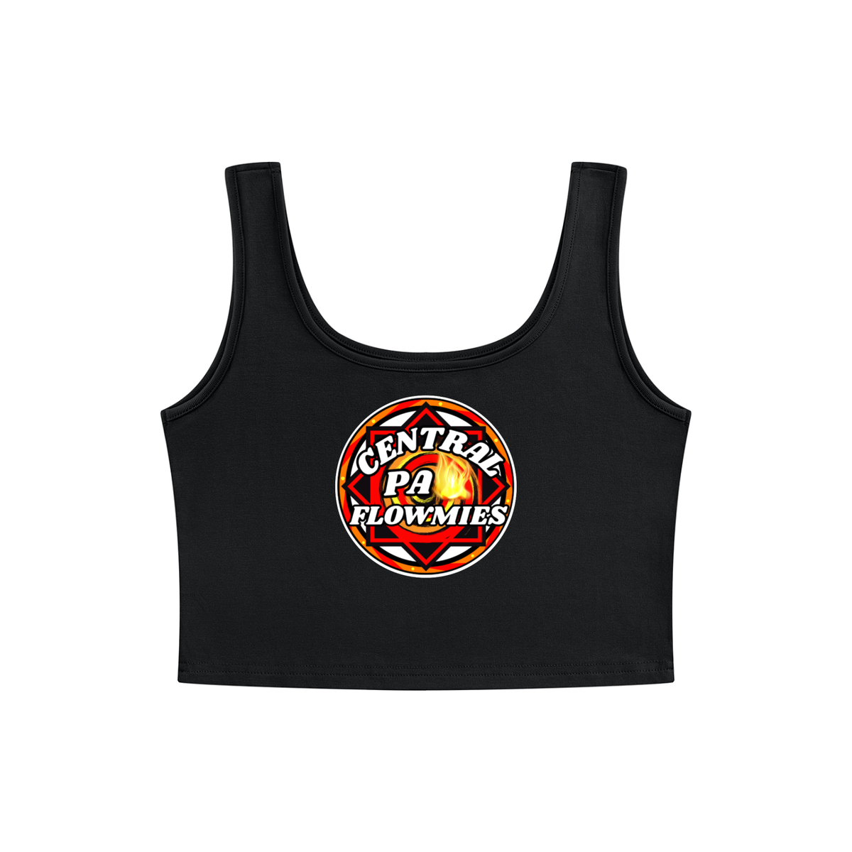 Women's Cropped Tank Top CPA LOGO