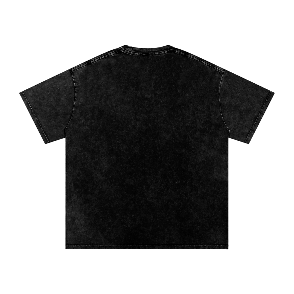 Snow Washed Oversized Cotton T-Shirt FLOWMIE DEFINITION