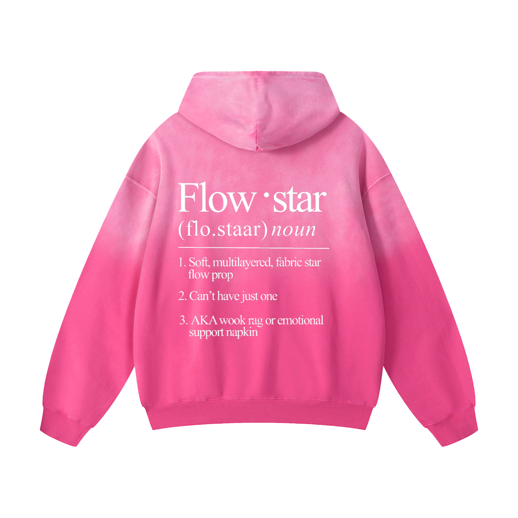 Heavyweight Sunfade Oversized Hoodie FLOWSTAR DEFINITION